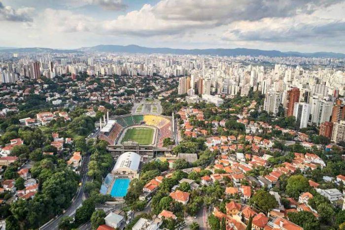 área arborizada do bairro Higienópolis