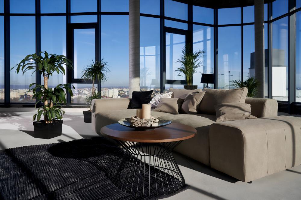 interior de penthouse decorado