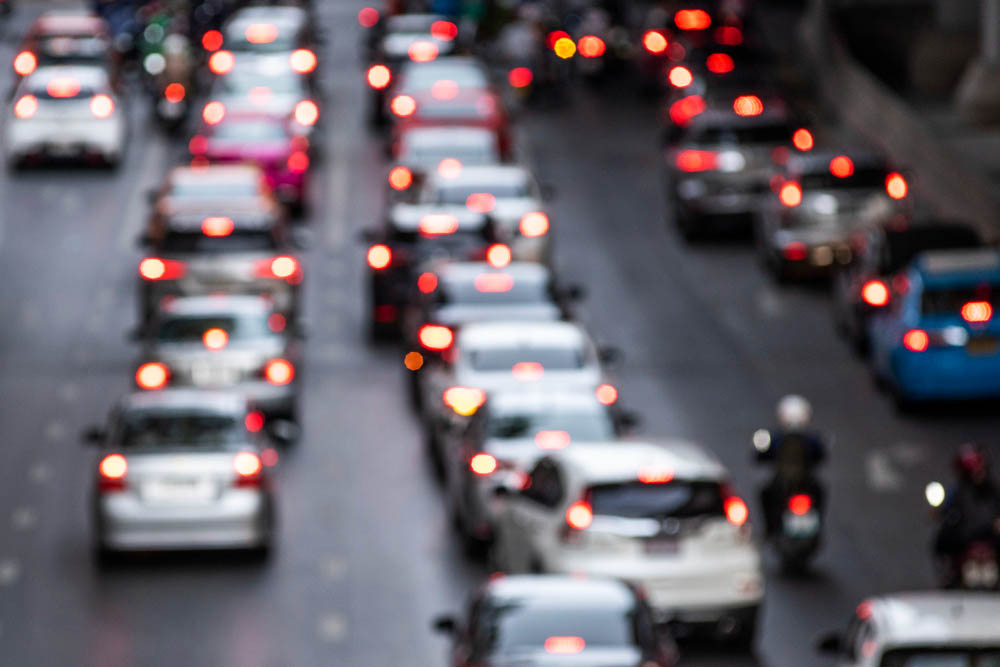 carros na estrada representando como funciona o rodízio em São Paulo