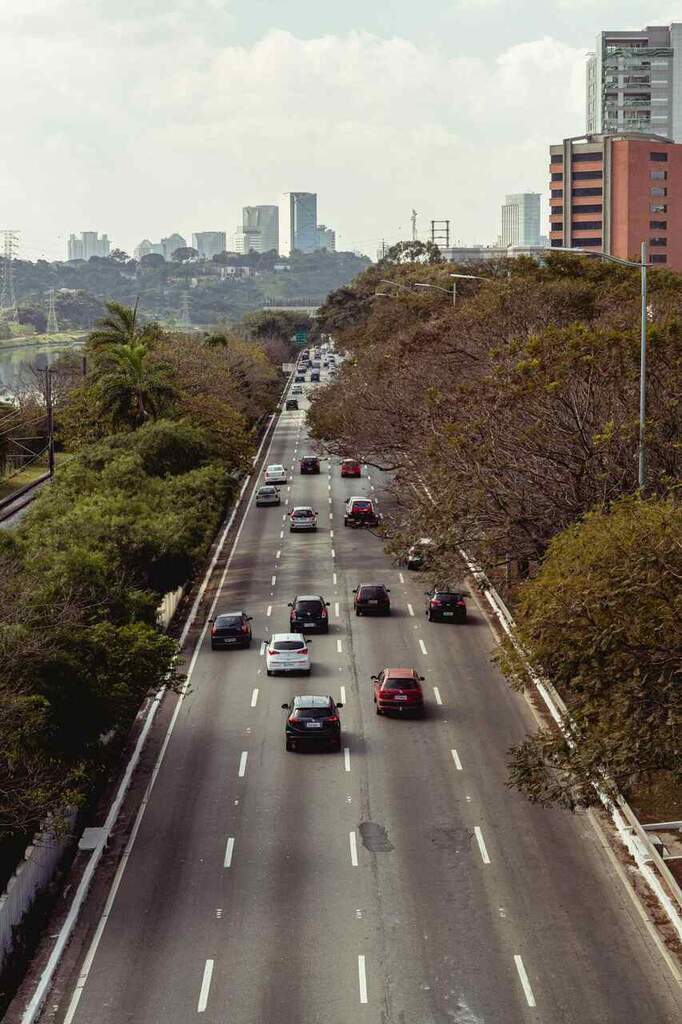 avenida no bairro Alto da Lapa