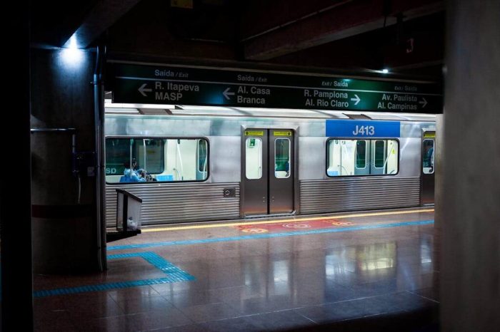 metrô representando o custo de vida em São Paulo para transporte