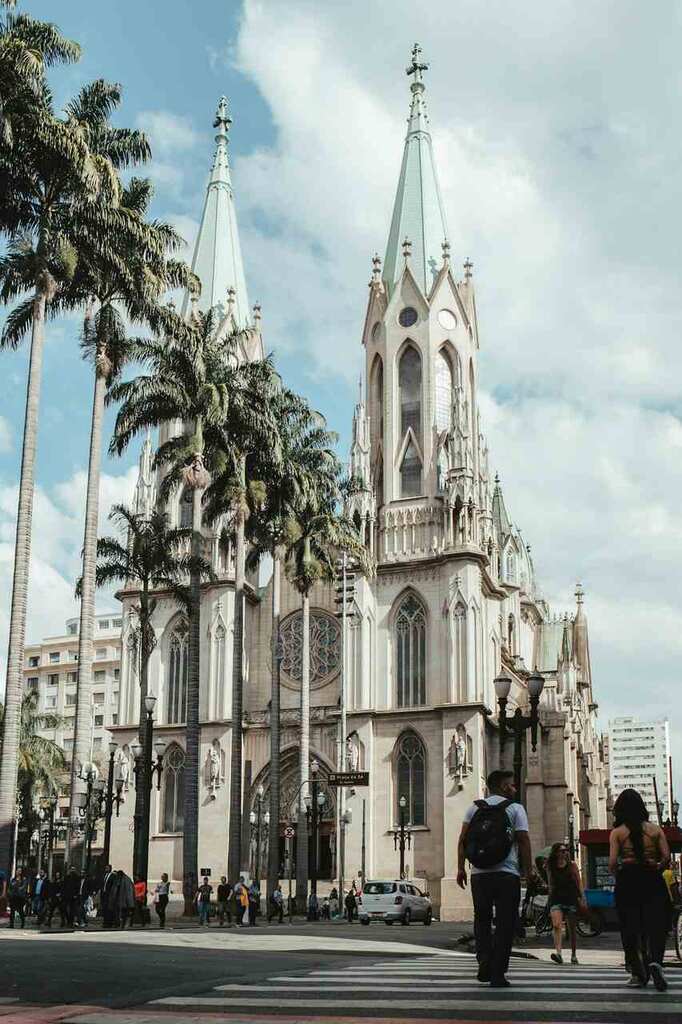 igreja da Sé, na zona central de São Paulo